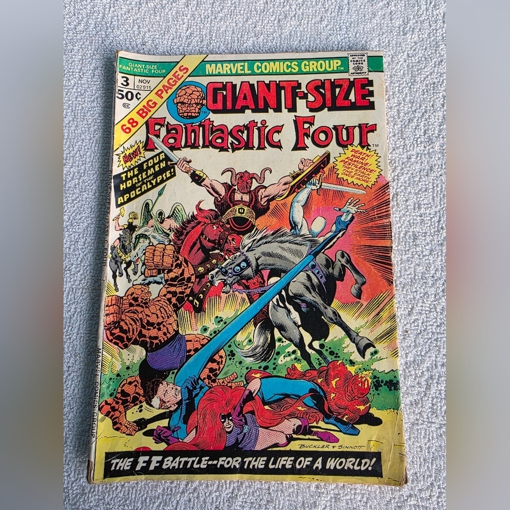 Giant-Size Fantastic Four Comic Book #3 November 1974